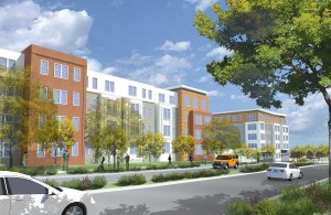 Riverside Station Residential Development in Newton MA